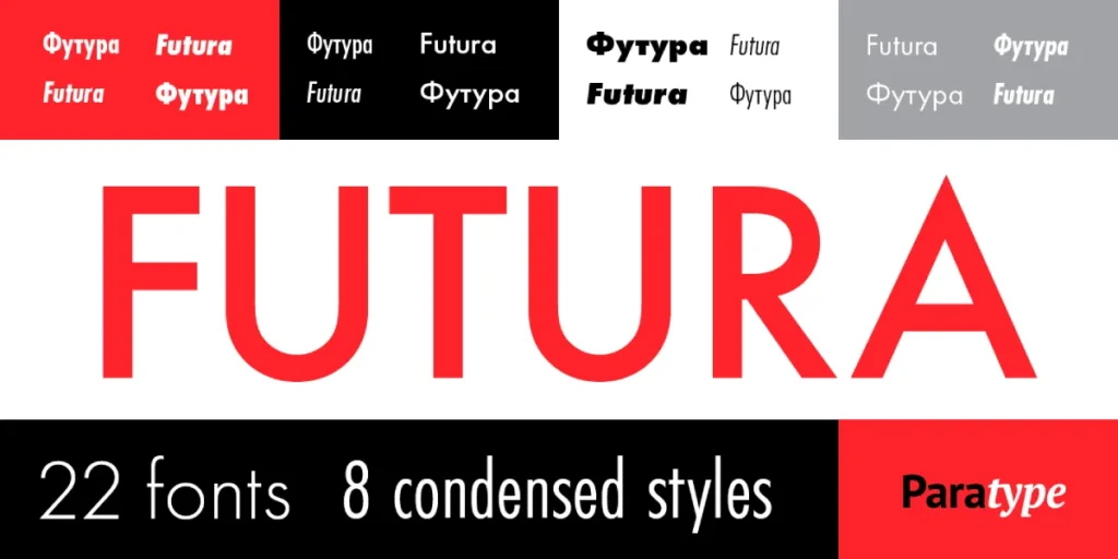 Popular Fonts In The 1960s Futura