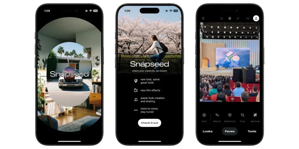 Snapseed Photo Editing App
