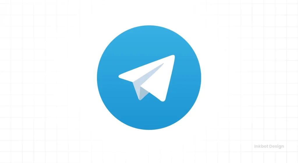 Telegram Logo Design Blue Logos