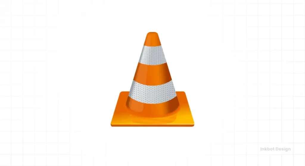 Vlc Orange Icon Logo Design