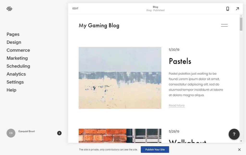 Squarespace For Blogging