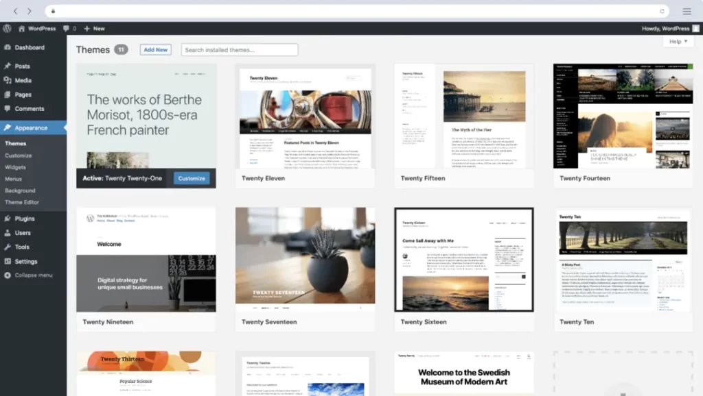 Wordpress Blogging Platform Themes