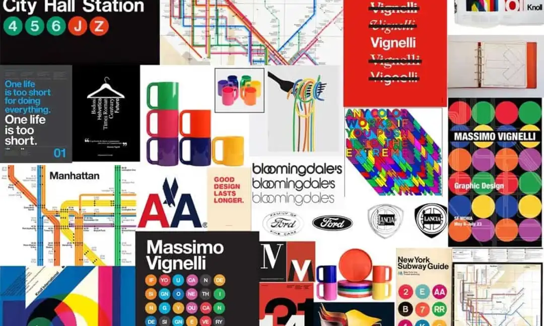 Famous Graphic Designers Work Of Designer Massimo Vignelli