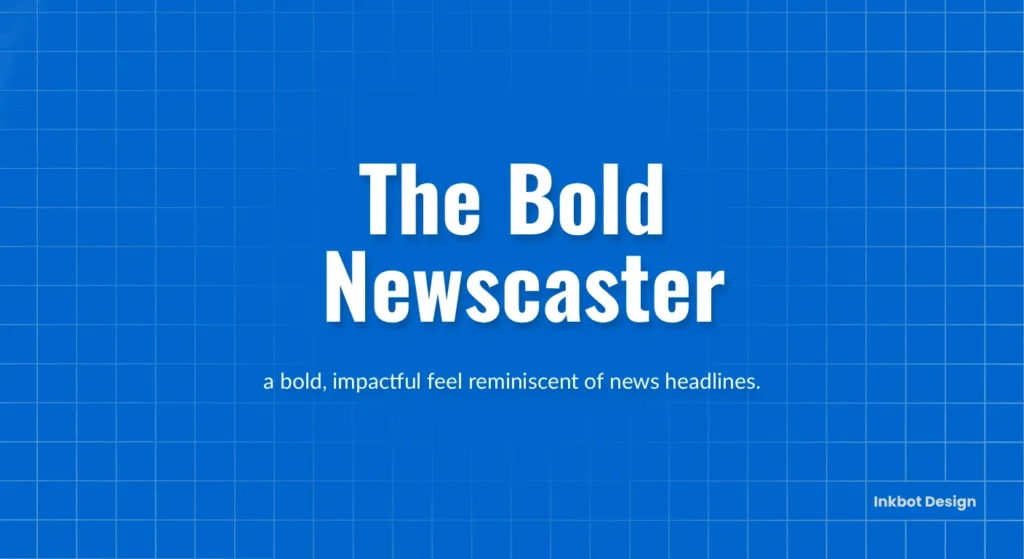 Oswald & Lato The Bold Newscaster
