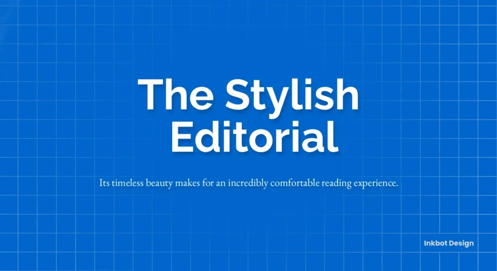 Raleway & Eb Garamond The Stylish Editorial