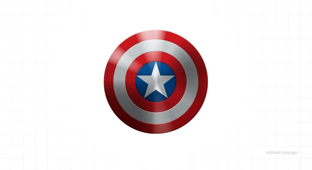Captain America Logo Design
