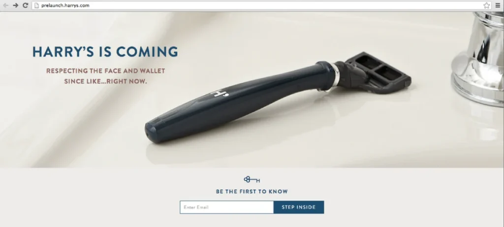Customer Referrals Harrys Razor Launch