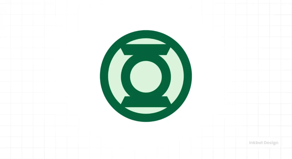 Green Lantern Logo Design Emblem