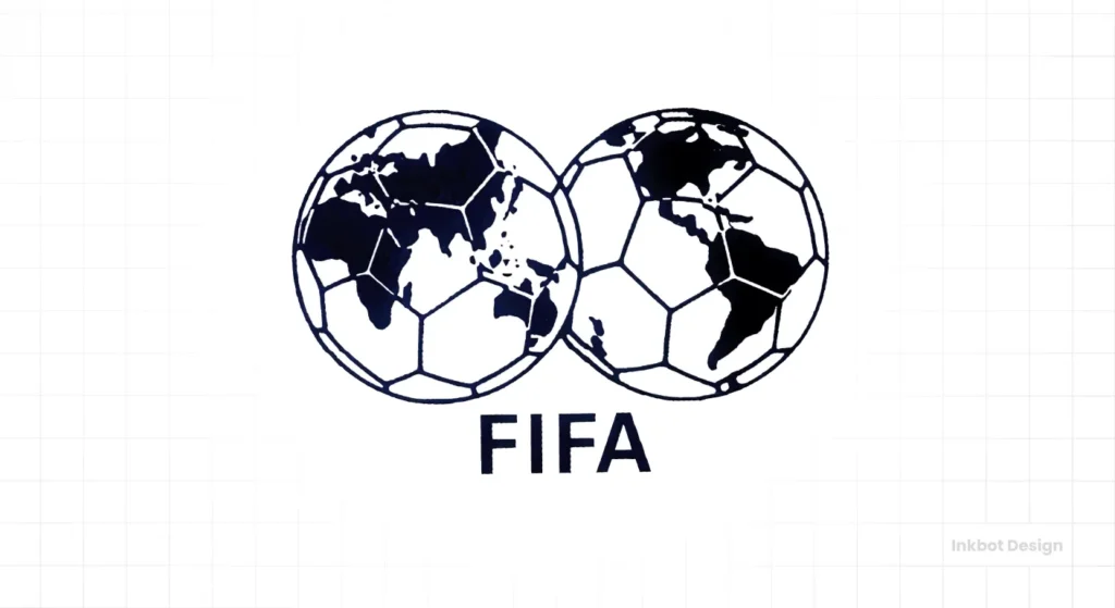 Fifa Logo Globes Fifa Logo Design 1977