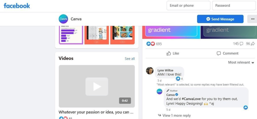 Canva On Facebook