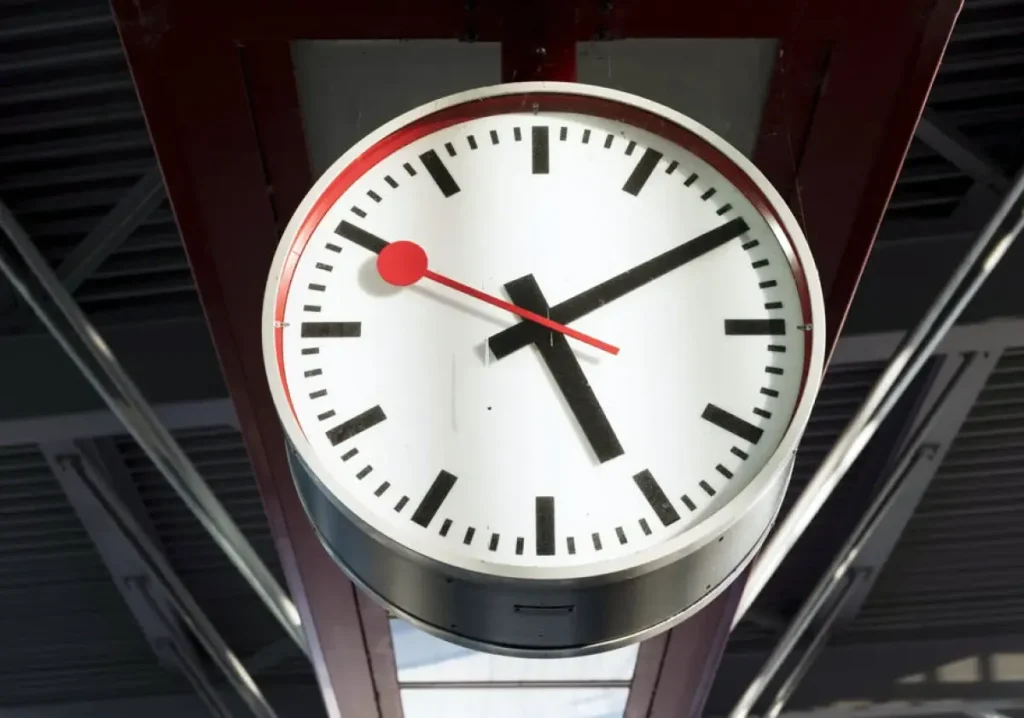 Swiss Railways Clock (hans Hilfiker)