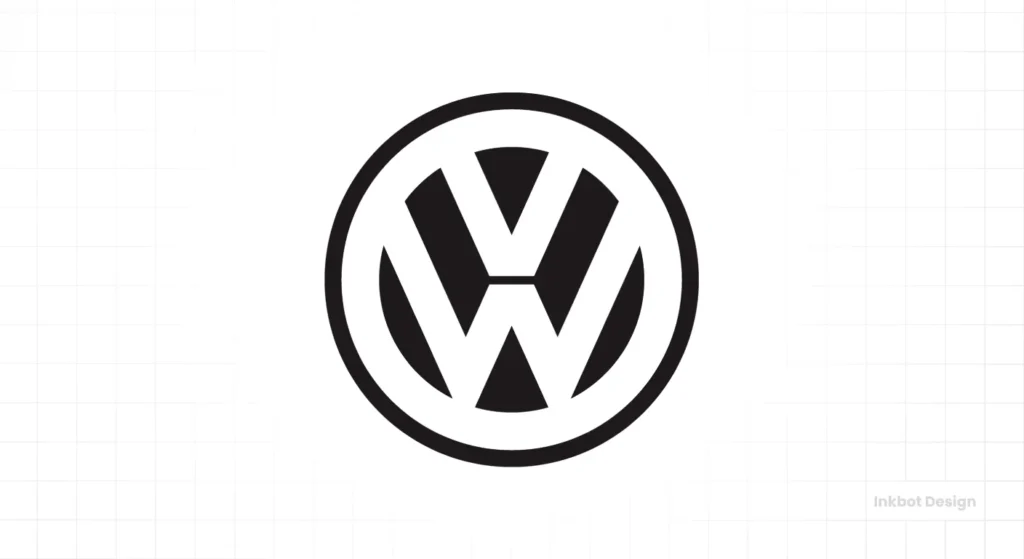 Volkswagen Logo Design History 1945
