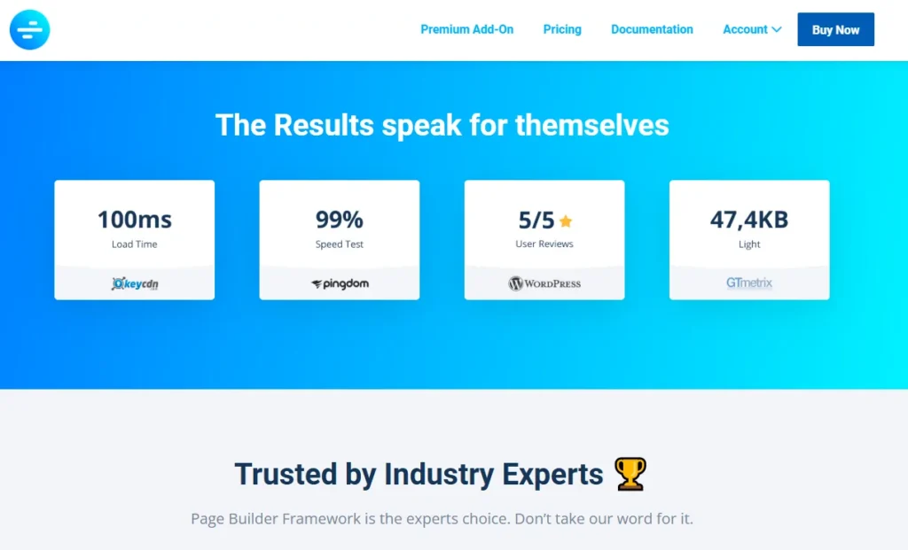 Page Builder Framework – A Fast & Minimalistic WordPress Theme
