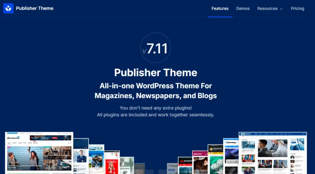 Best WordPress Theme For Publisher