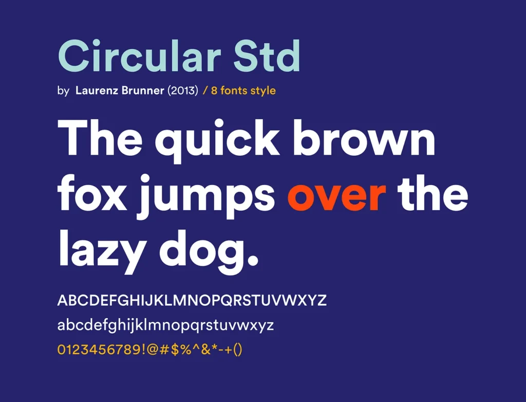 Circular Font For Logo Design