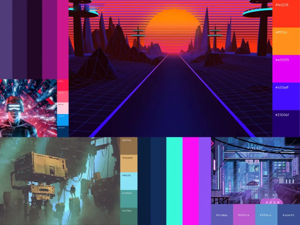 Cyberpunk Graphic Design Styles