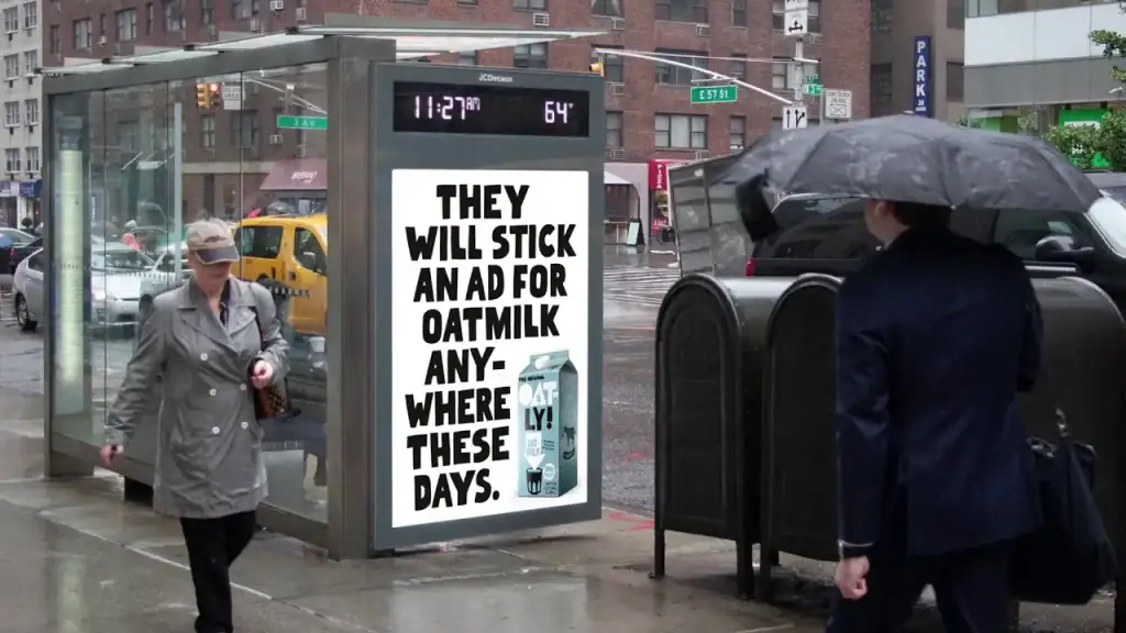 Disruptive Marketing Example Oatly Advertising