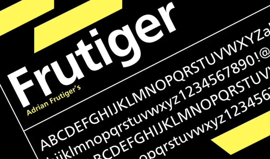 Frutiger Font