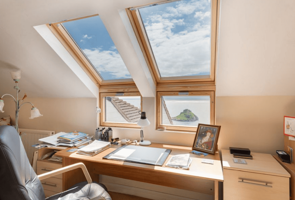 Skylights In A Home Office