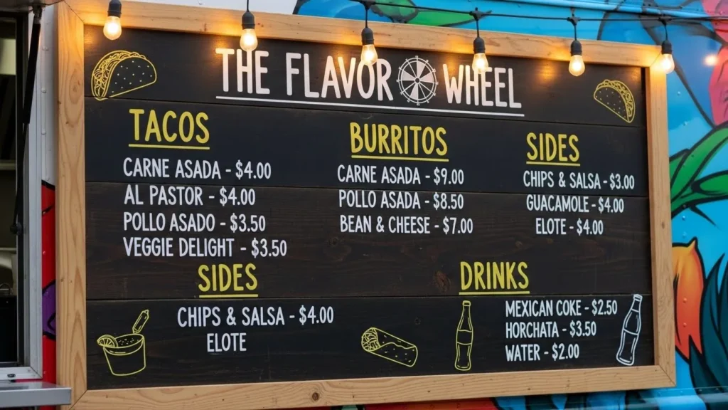 Food Truck Design Menu Board Design For A Food Truck