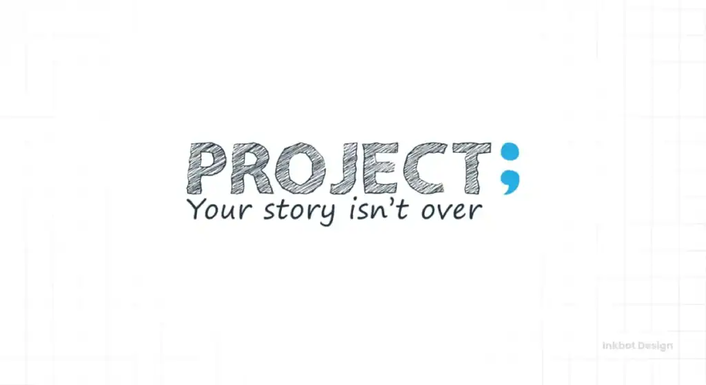 Semicolon Logo Design Charity