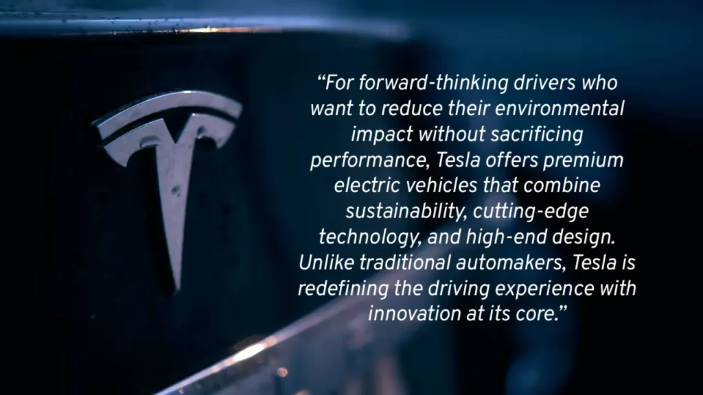 Tesla Brand Positioning Statement Example