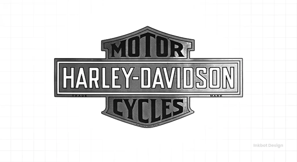 Harley Davidson Logo 1910 Harley Davison First Logo Design