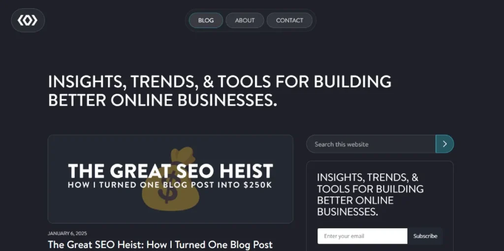 A Better Lemonade Stand Blog