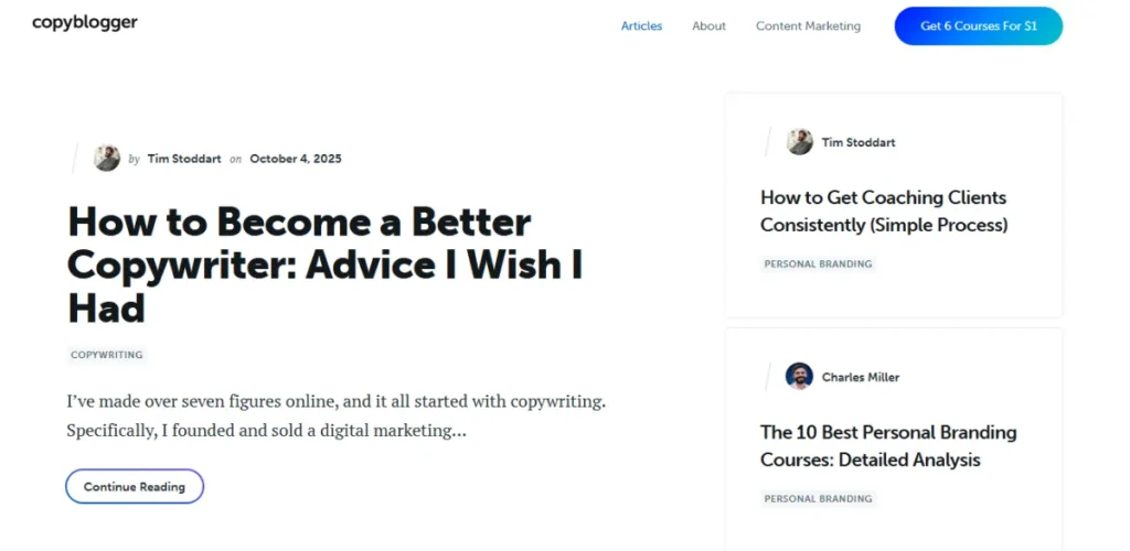 Copyblogger Content Marketing And Copywriting Articles
