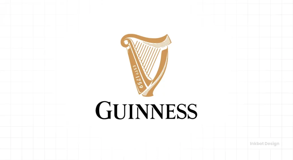 Guinness Logo Design Harp Alchohol Logos