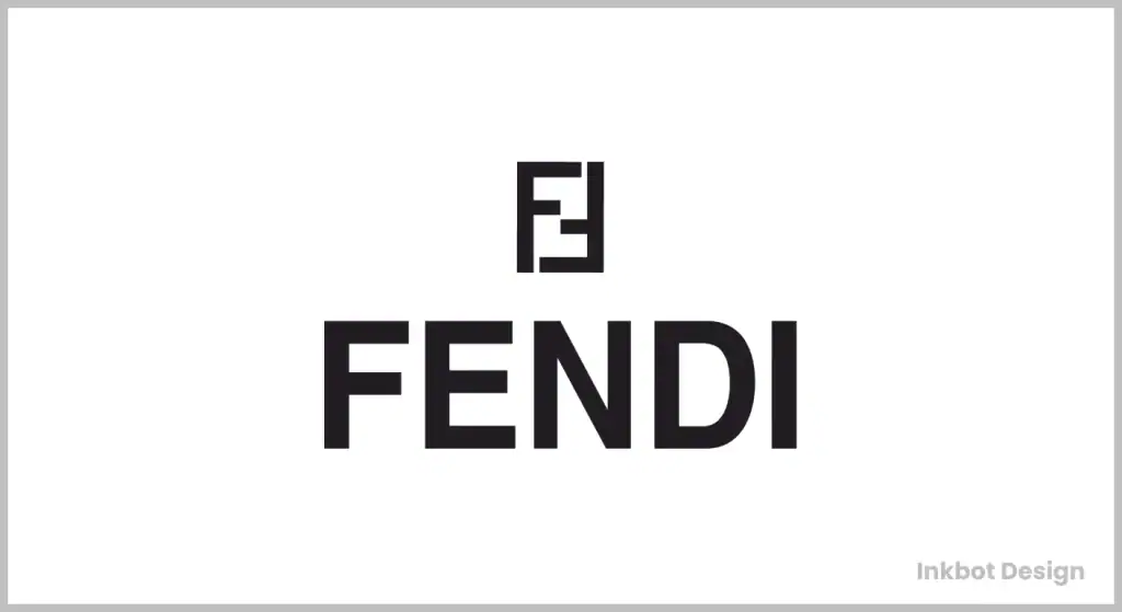 Luxury Logo Design Fendi Example