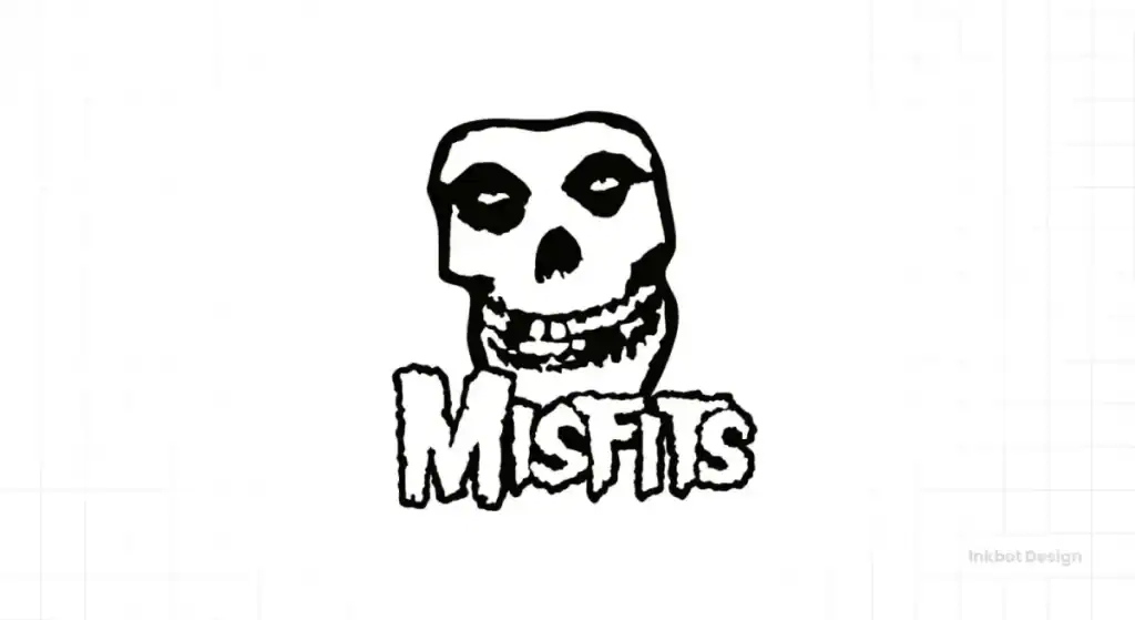 Misfits Logo Design Skull