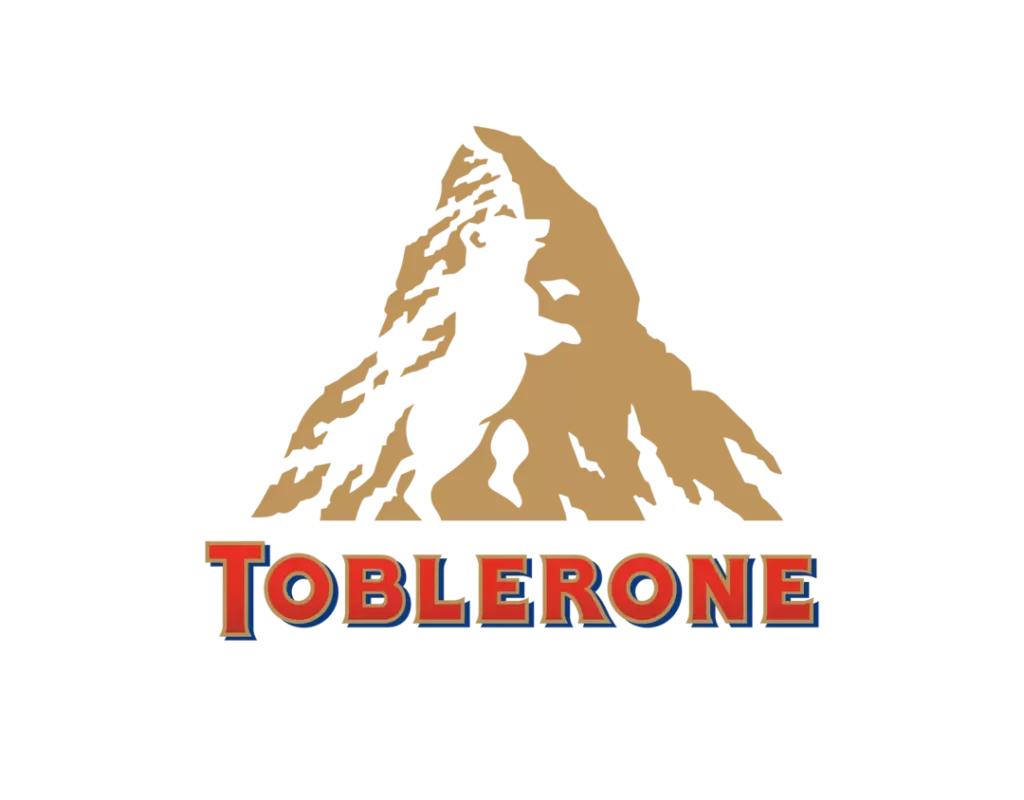 Negative Space Logos Toblerone Bear