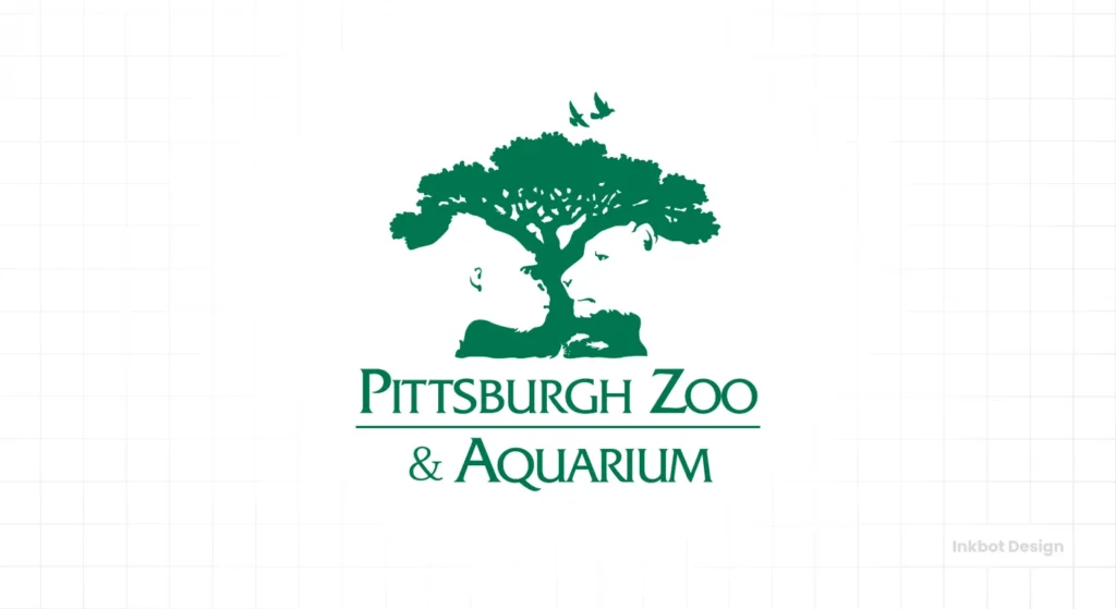 Pittsburgh Zoo Logo Design Hidden