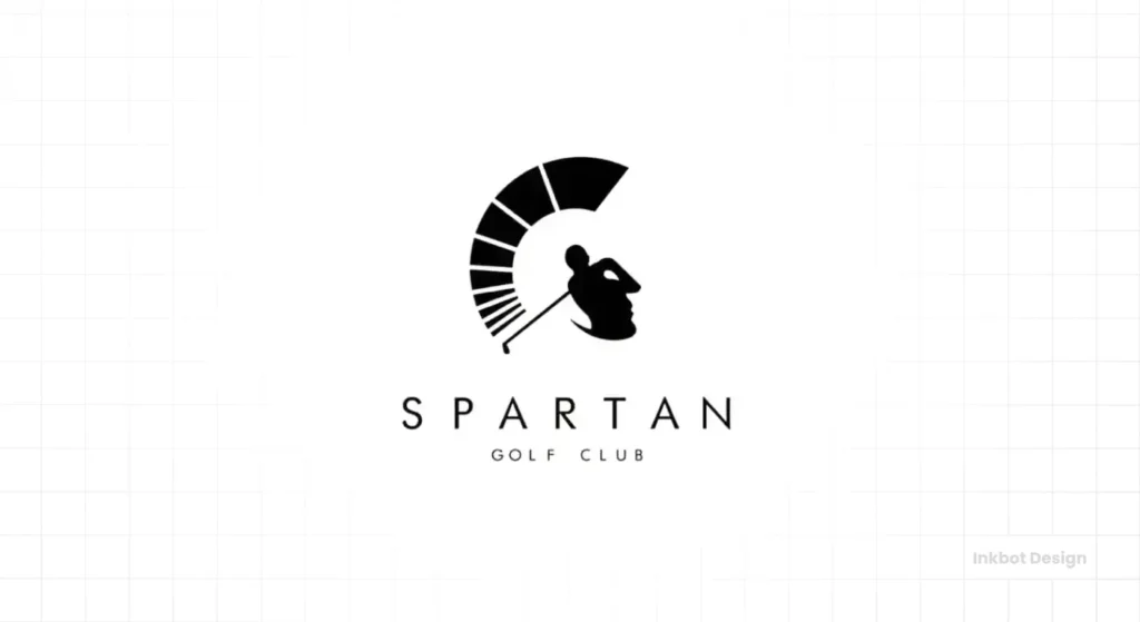 Spartan Golf Club Logo Design Inkbot