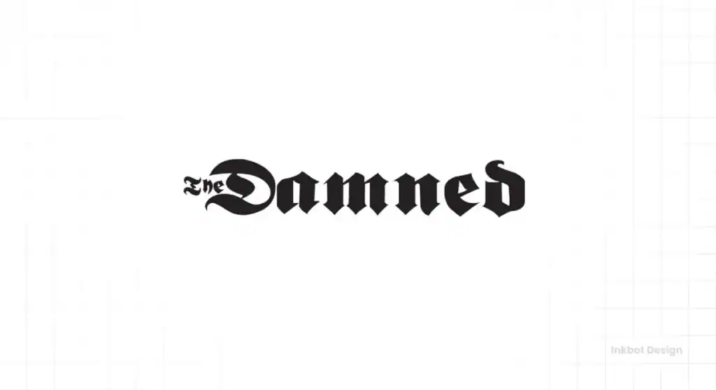 The Damned Punk Band Logos