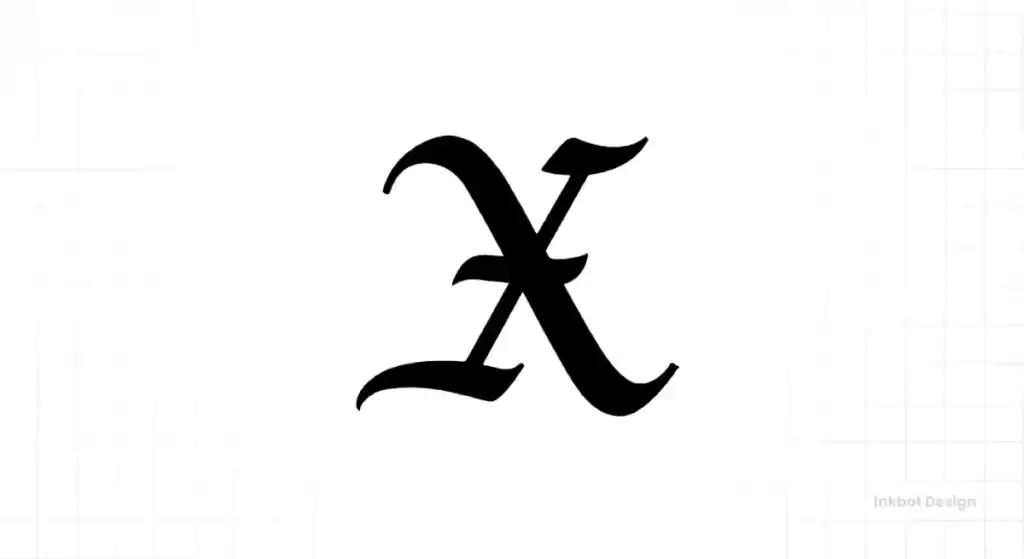 X Punk Band Logo Design