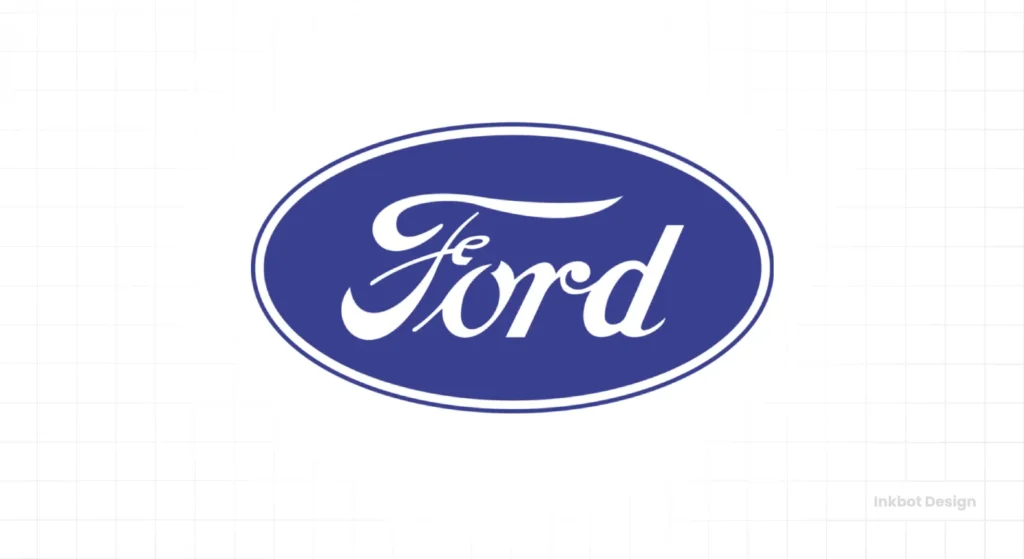 Ford Logo 1927 Ford Blue Oval Logo Design