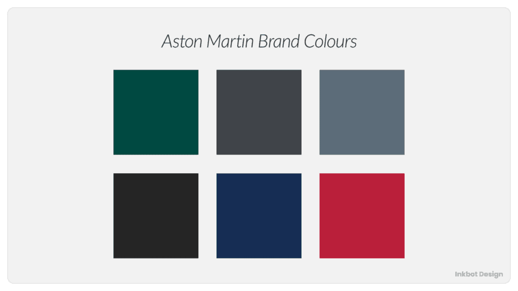 Aston Martin Brand Colour Palette
