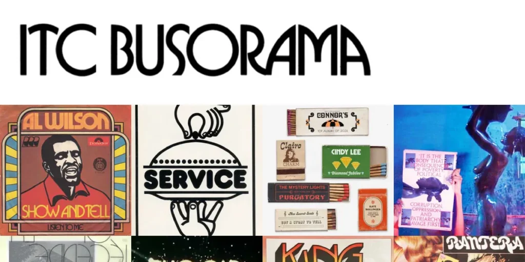 Itc Busorama 1970s Font Design