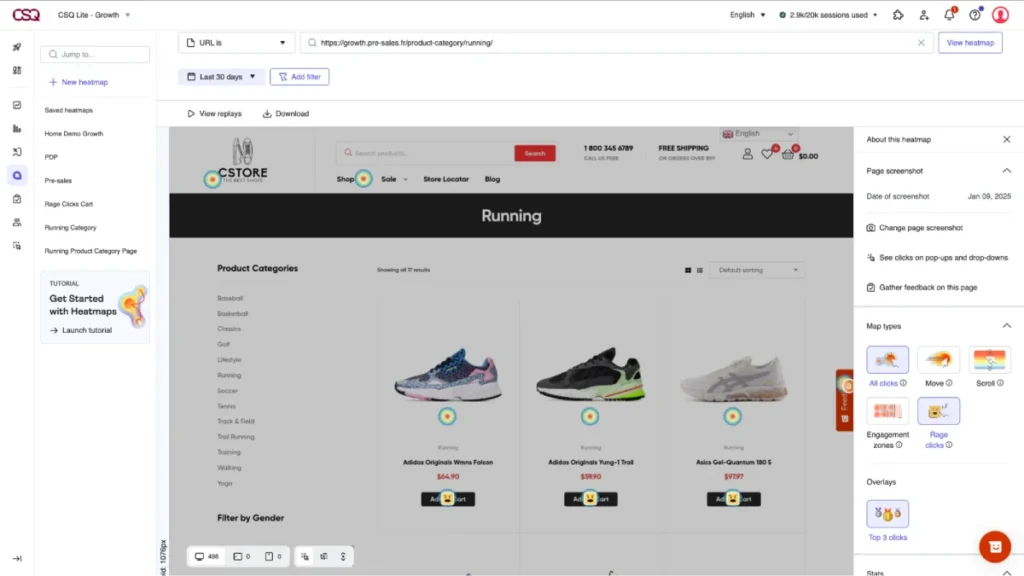Heatmaps Rage Click Maps Heatmap Ux