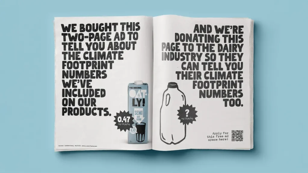 Newspaper Advertising Best Examples Of Newspaper Advertising Oatly
