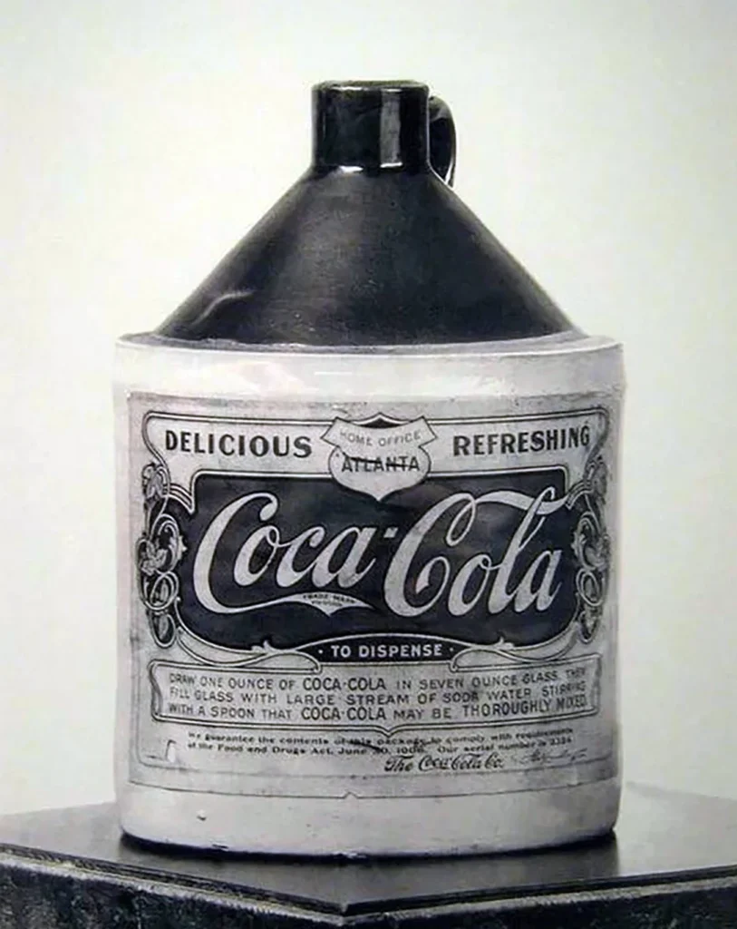 Coca Cola Vintage Bottle Branding
