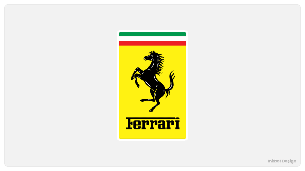 Ferrari Prancing Horse Logo Design Example