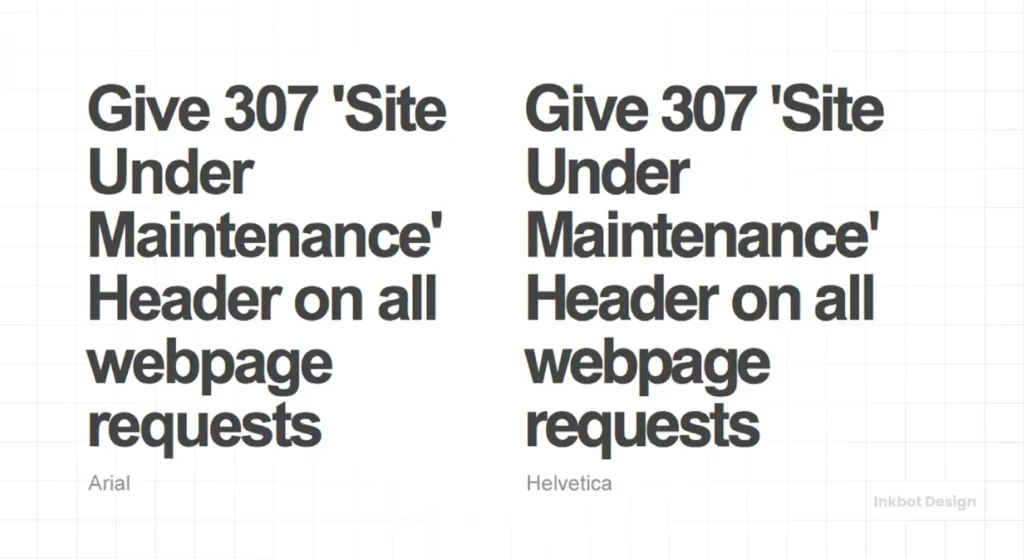 Helvetica Vs Arial Font