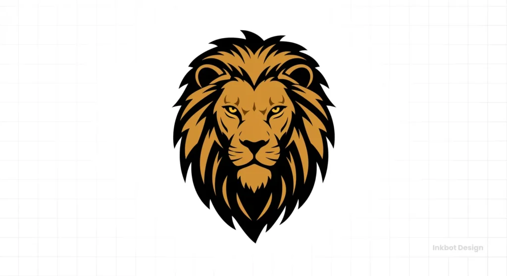 Majestic Lion Logo Design Cliche