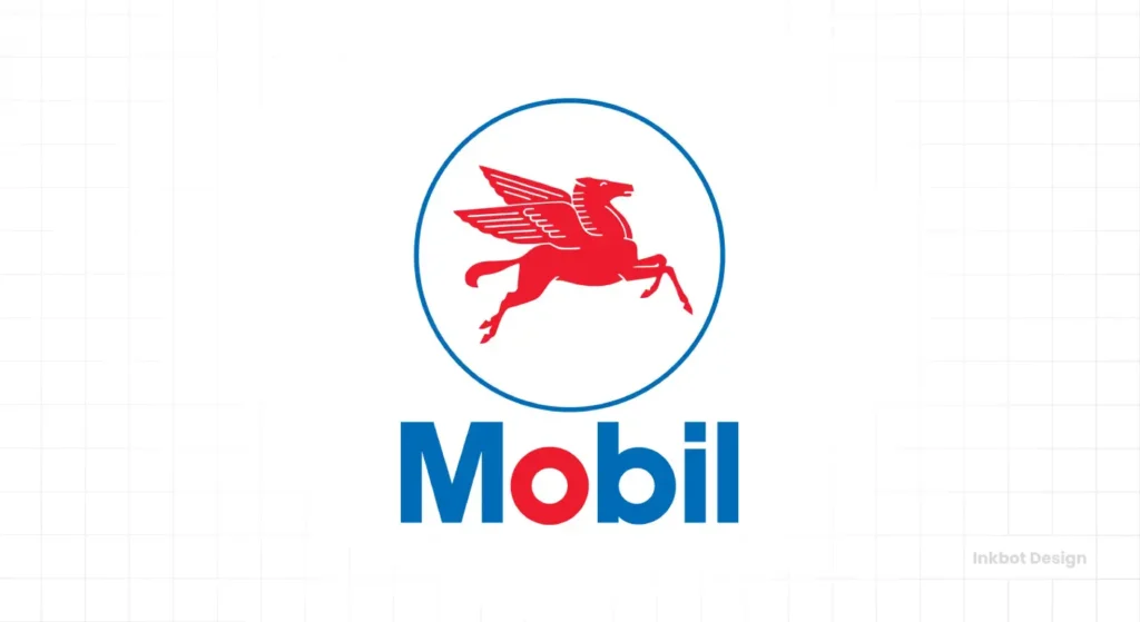 Mobil Gas Station Logo Design