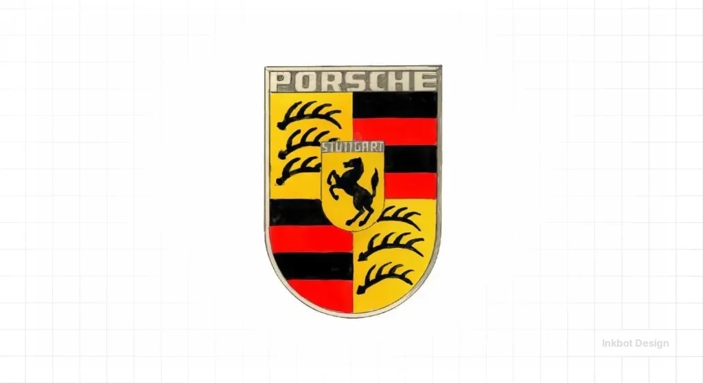 Porsche Logo Design 1952 - Logo Design