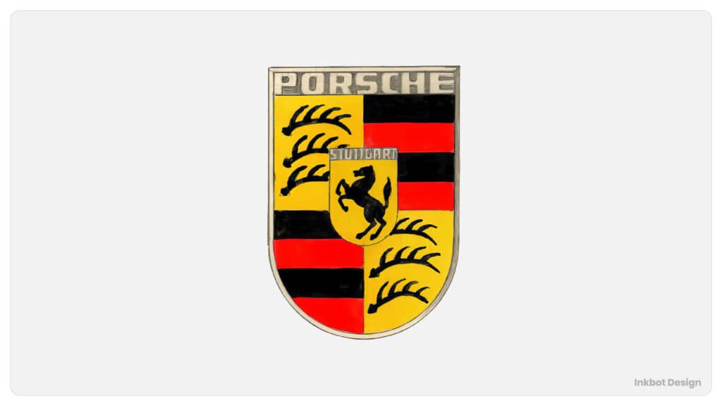 Porsche Logo Design 1952