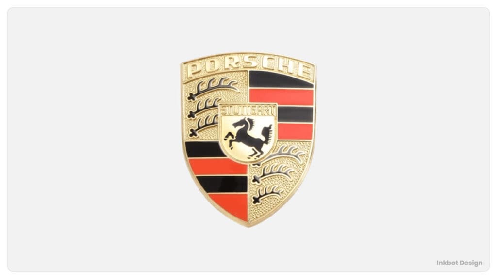 Porsche Logo Design 1963